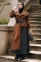 Leor Brown Trench Coat